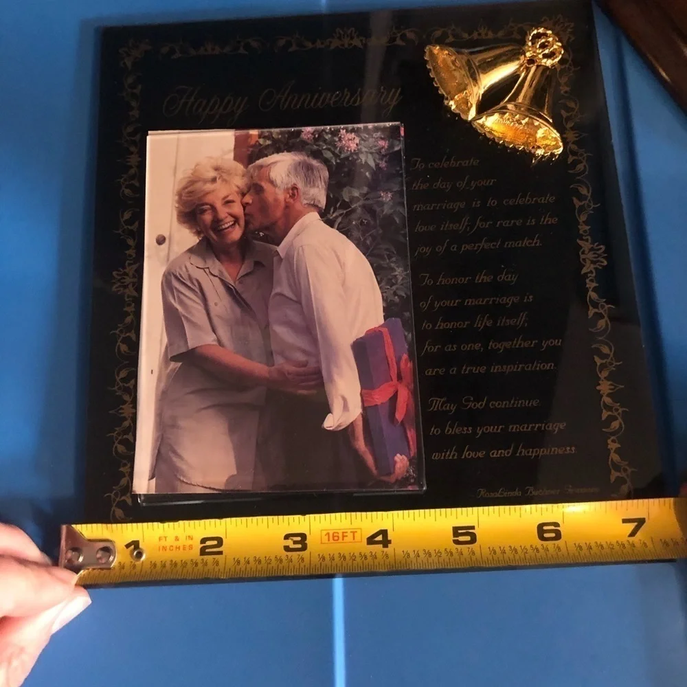 Happy Anniversary keepsake picture frame